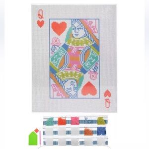 Viral Queen of Hearts Diamonds Art Kit Canvas